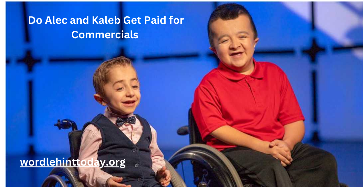 do alec and kaleb get paid for commercials